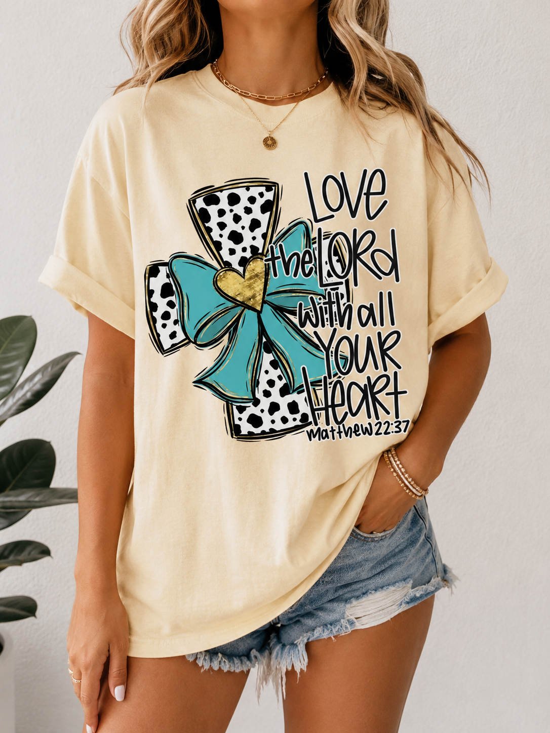 "Love The Lord With All Your Heart" Tee