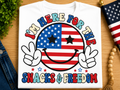 "I'm Here For The Snacks & Freedom" Tee