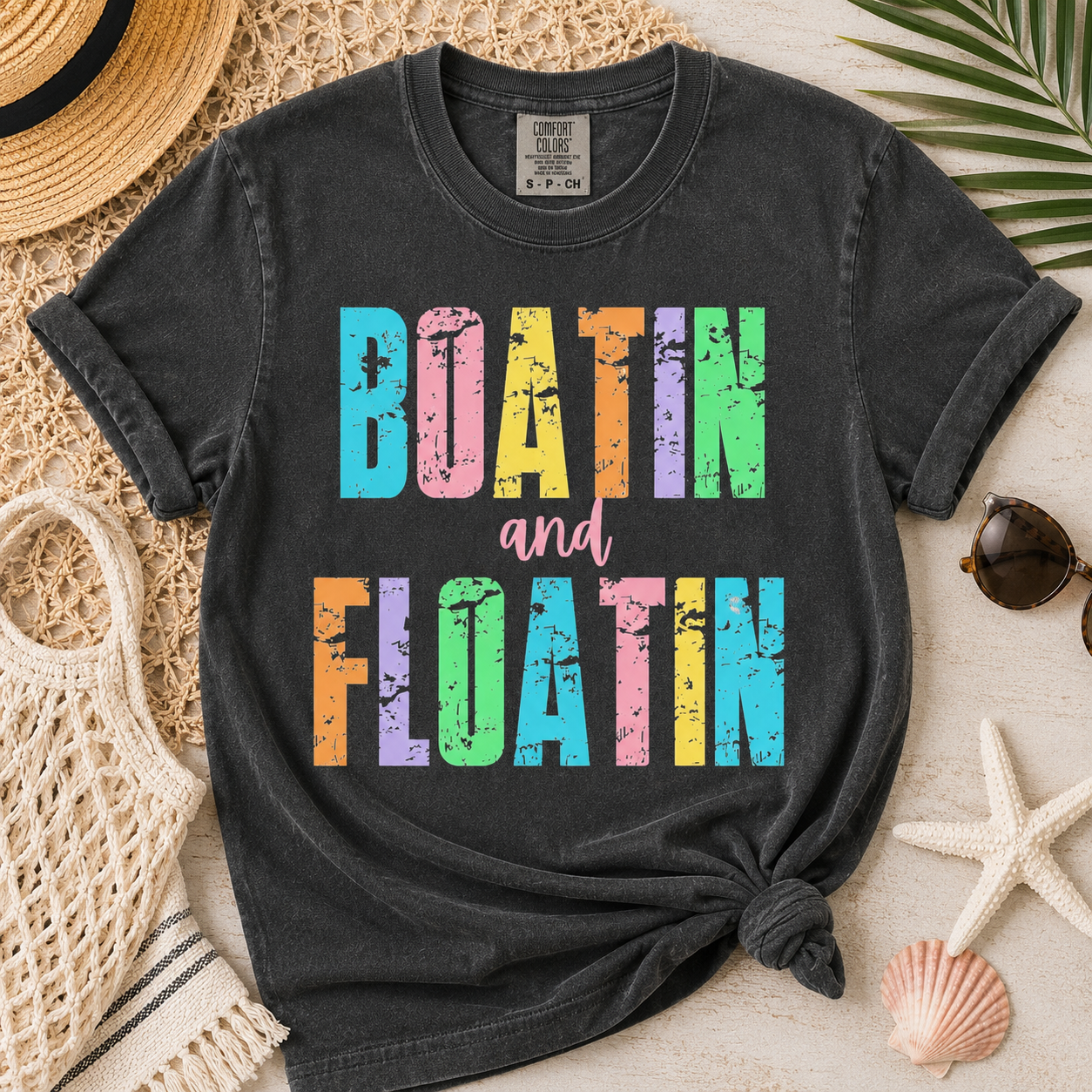 "Boatin & Floatin" Comfort Tee