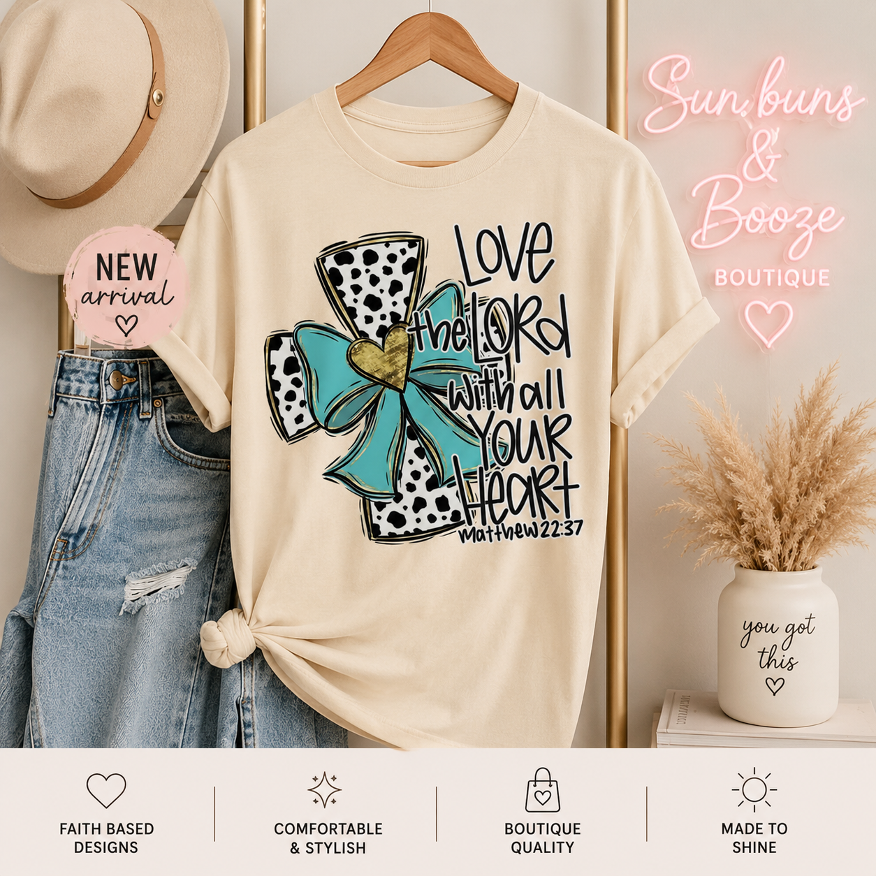 "Love The Lord With All Your Heart" Tee
