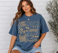 "Cowgirl - Stay Wild - Howdy" Graphic Tee (TAN PRINT)
