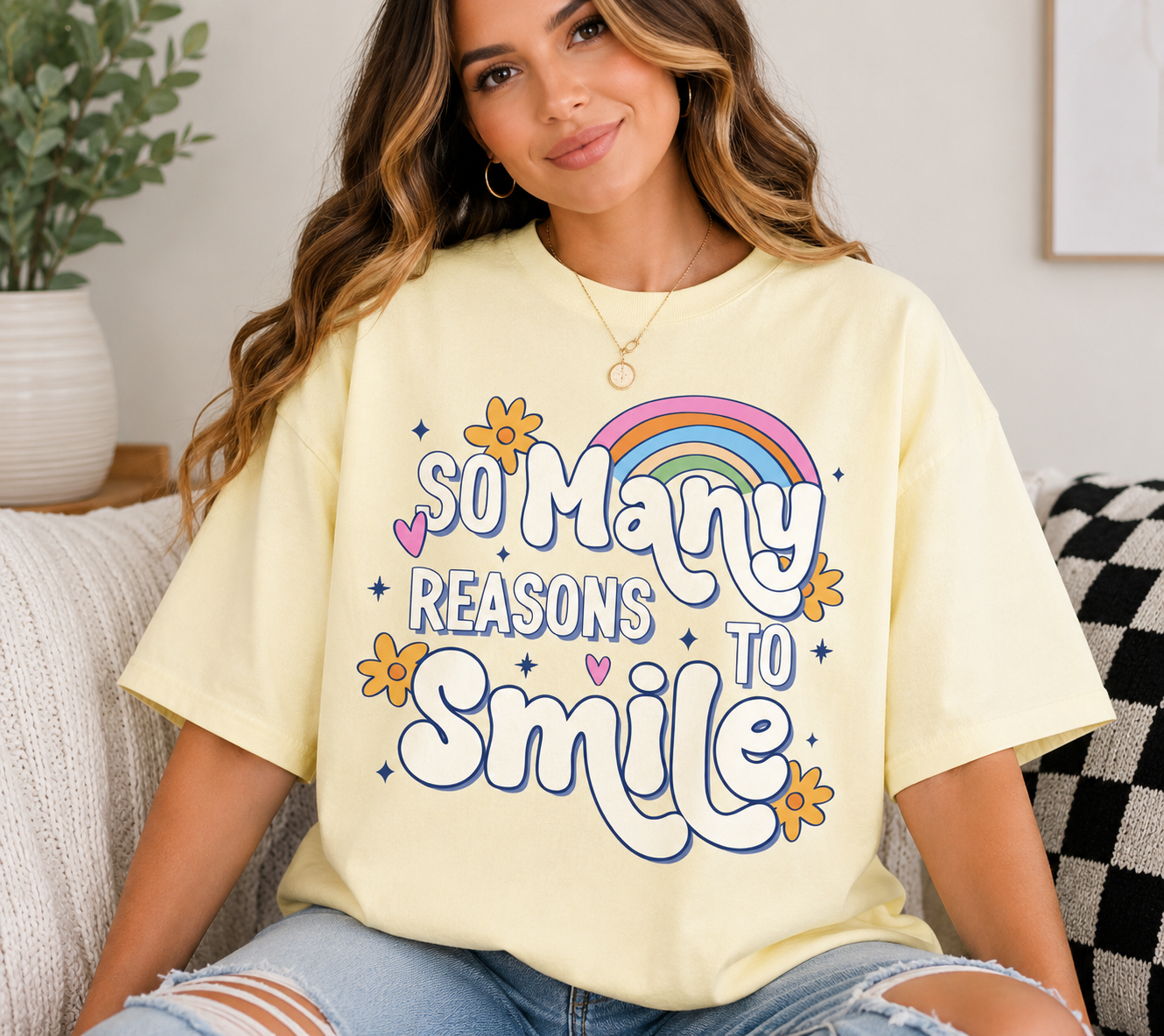 "So Many Reasons To Smile" Graphic Tee