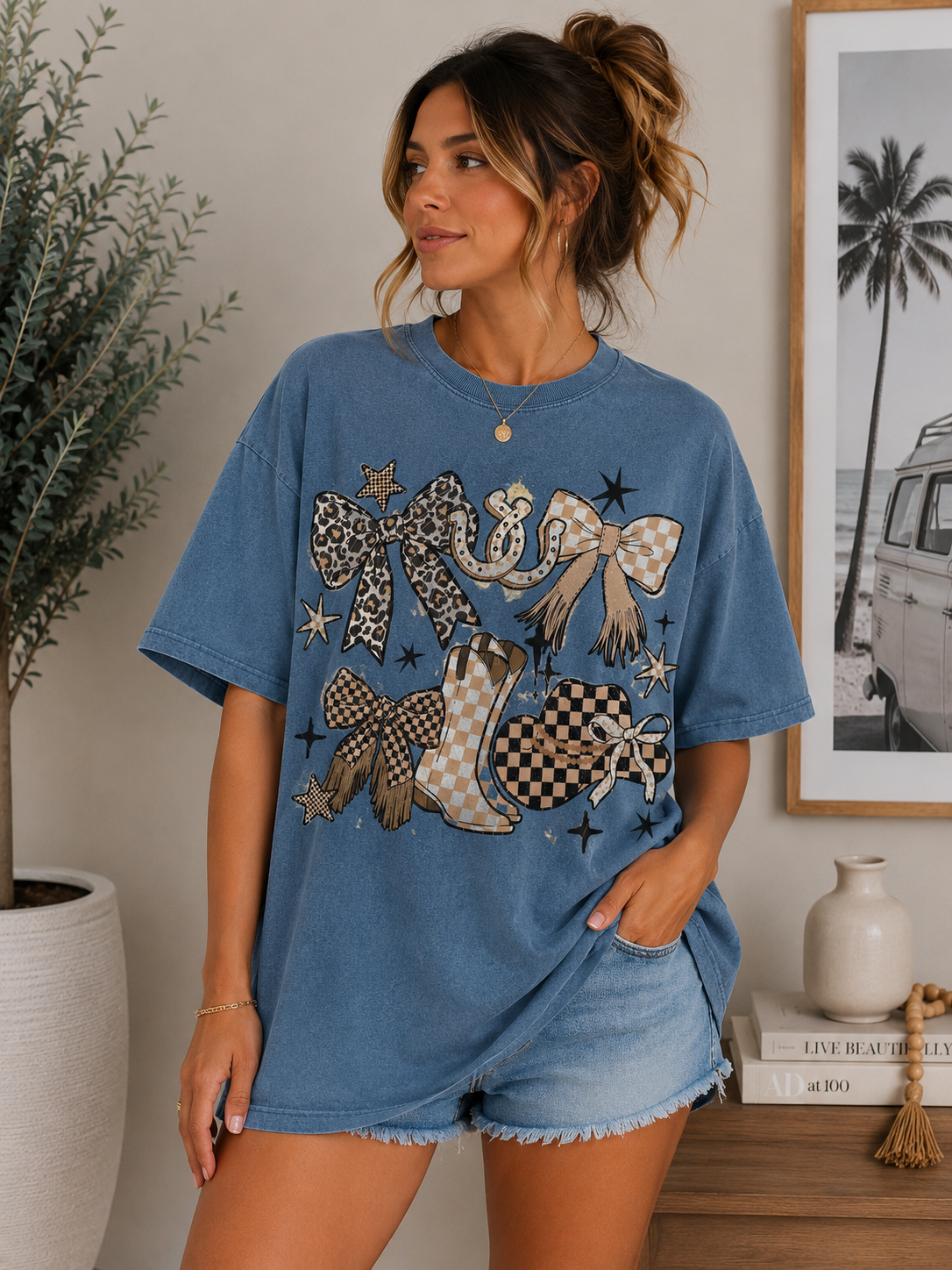 Bows & Boots Graphic Tee