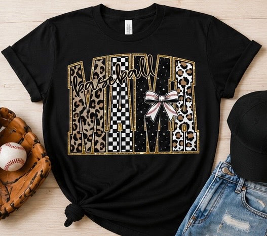 "Baseball Mama" Tee