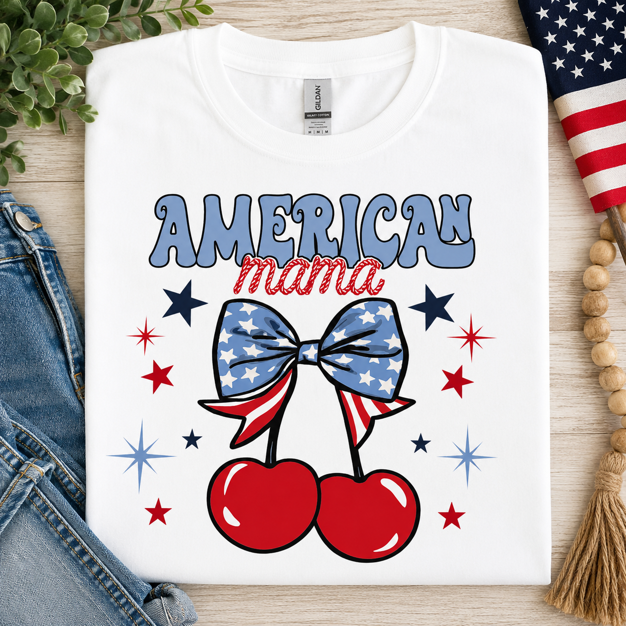 "American Mama" Graphic Tee