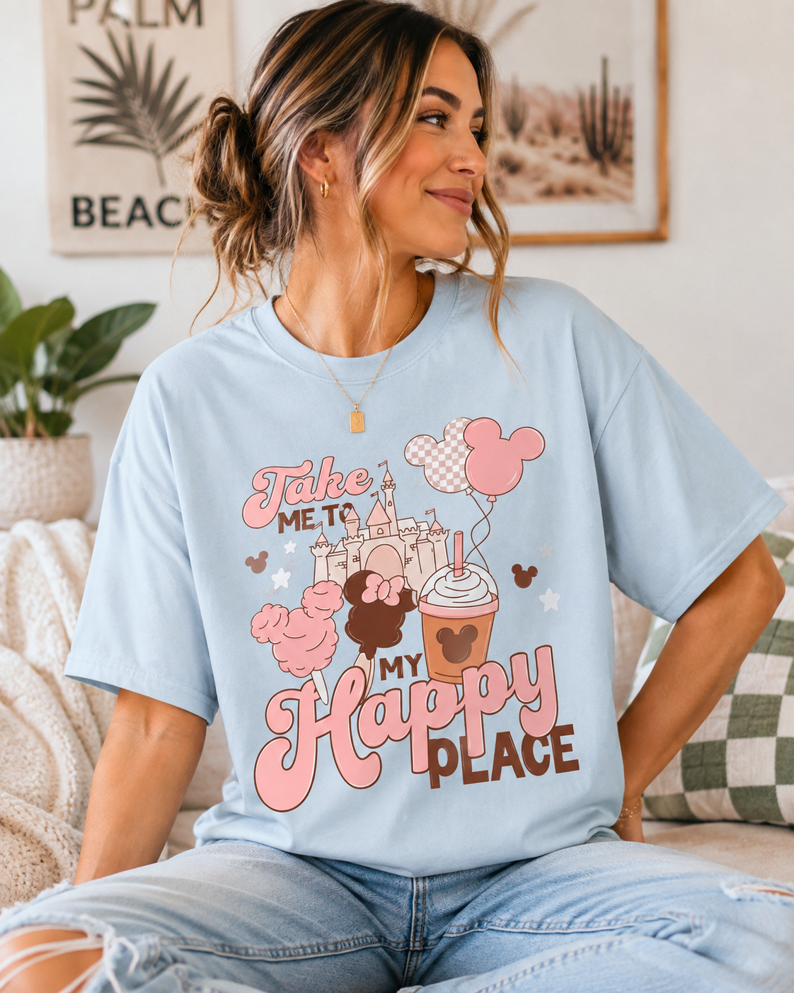 "Take Me To My Happy Place" Graphic Tee