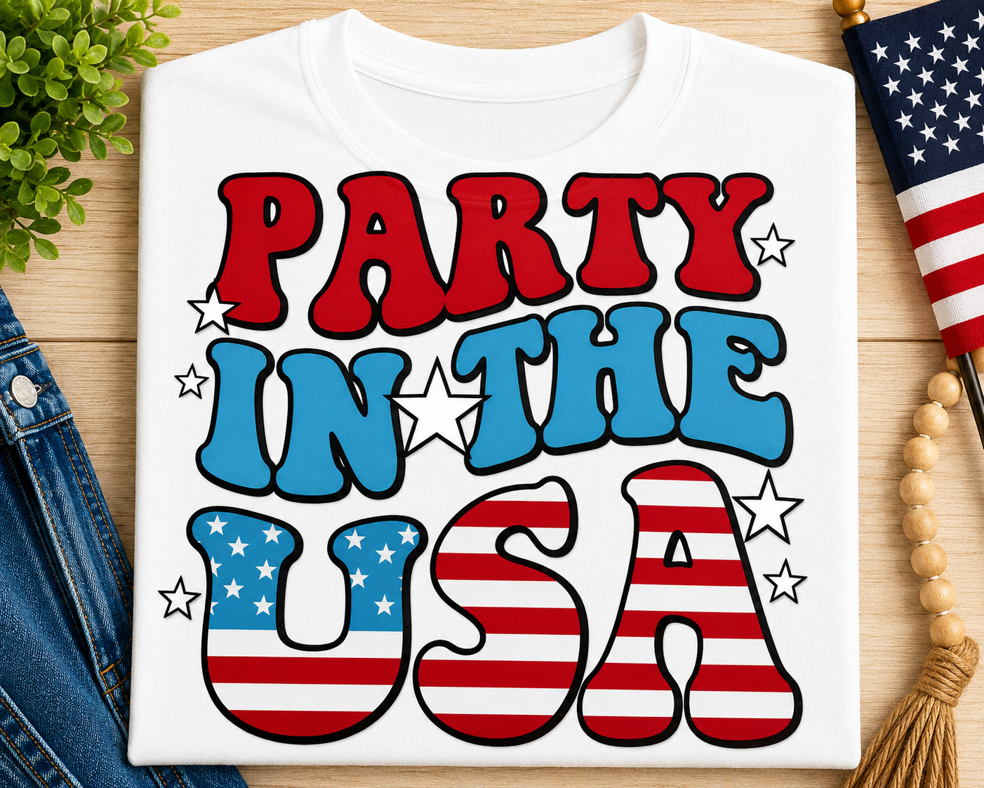 "Party In The USA" Graphic Tee