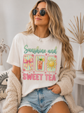 "Sunshine And Sweet Tea" Graphic Tee