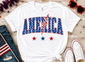 "America" With Lightning Bolt Tee