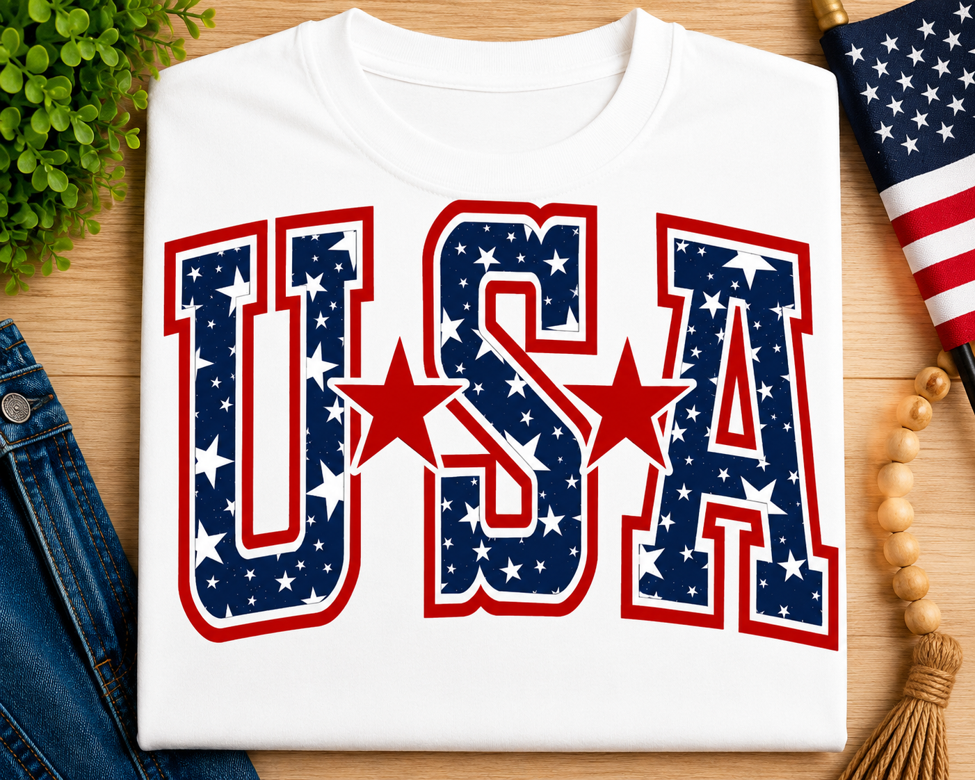 "USA" Graphic Tee