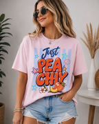 "Just Peachy" Graphic Tee