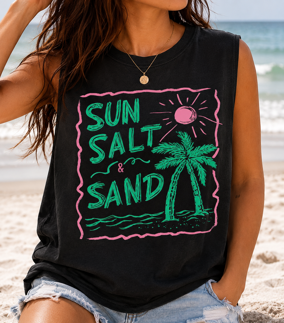 "Sun, Salt & Sand" Tee