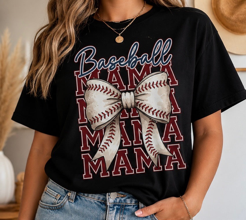 "Baseball Mama, Mama" Tee