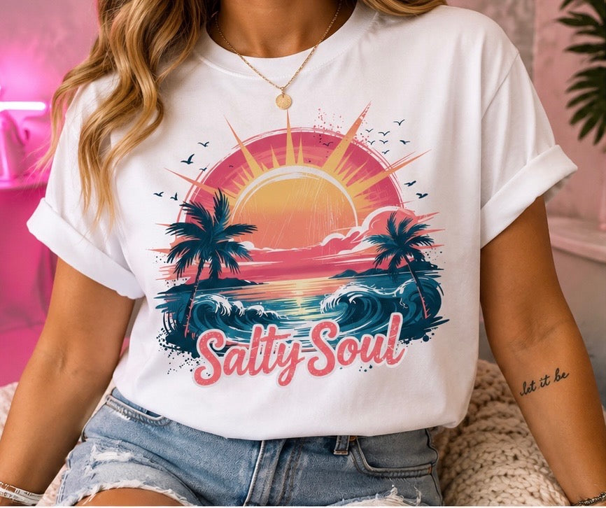"Salty Soul" Graphic Tee