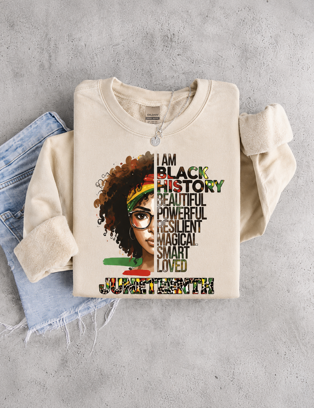 'I Am Black History..." Juneteenth Tee