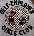 "Self-Employed Girls Club" Graphic Tee