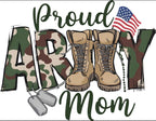 "Proud Army Mom" Graphic Tee
