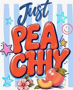 "Just Peachy" Graphic Tee
