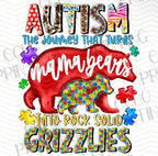 Autism Mama Bear Tee