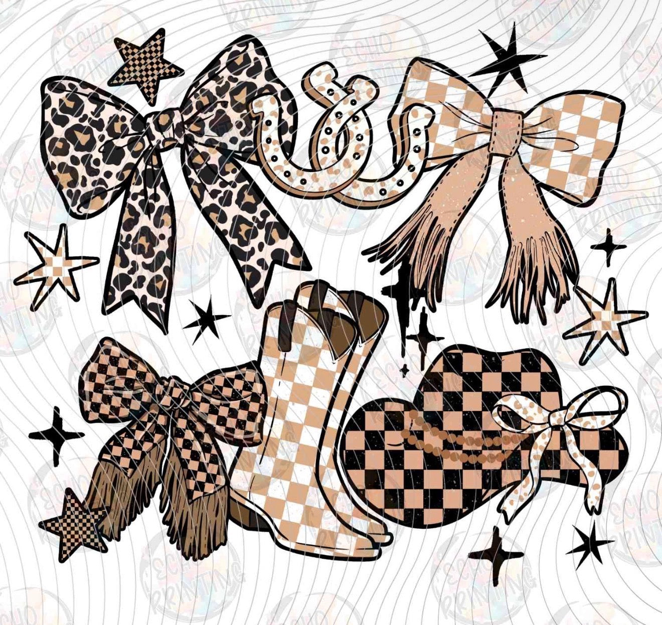 Bows & Boots Graphic Tee