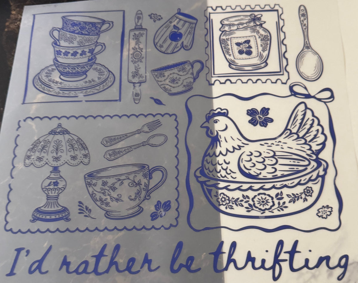 "I'd Rather Be Thrifting" Graphic Tee