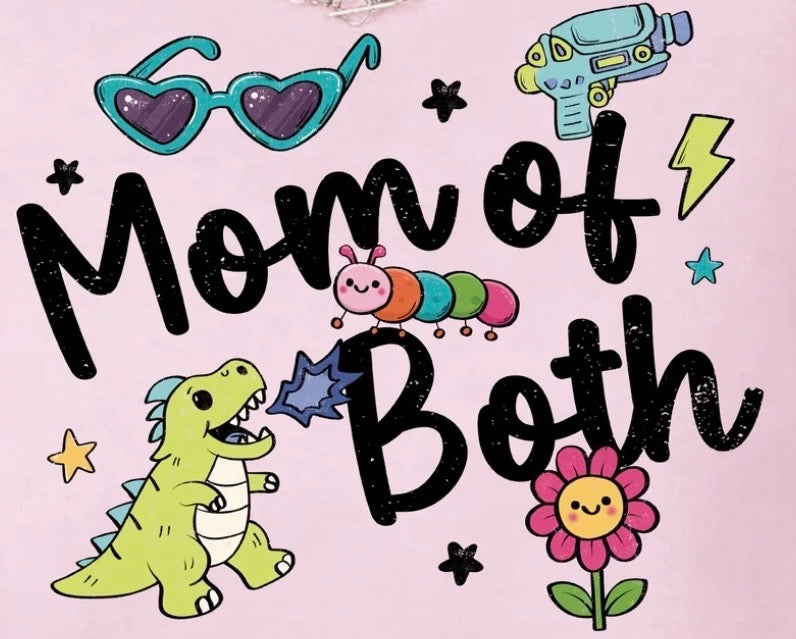 "Mom Of Both" Graphic Tee