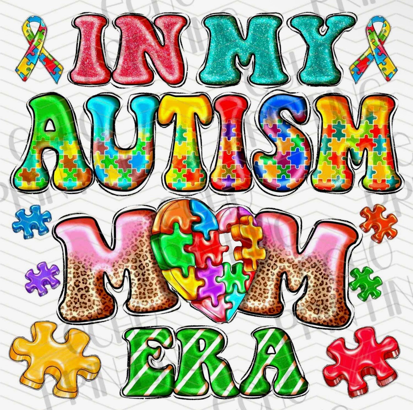"In My Autism Mom Era" Tee