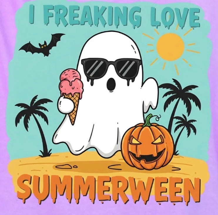 "I Freaking Love Summerween" Graphic Tee