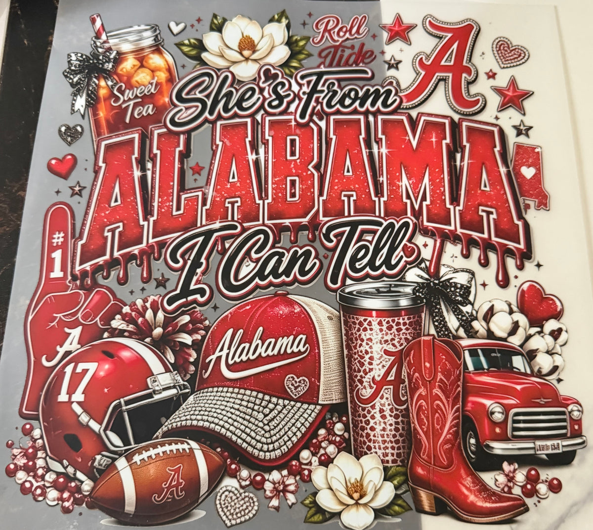 "She's From Alabama I Can Tell" Graphic Tee