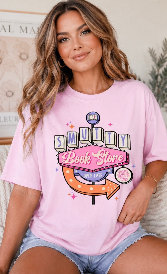 "Smutty Bookstore" Graphic Tee